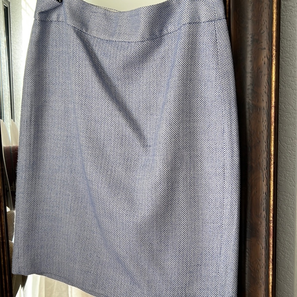 Blue dress skirt.
